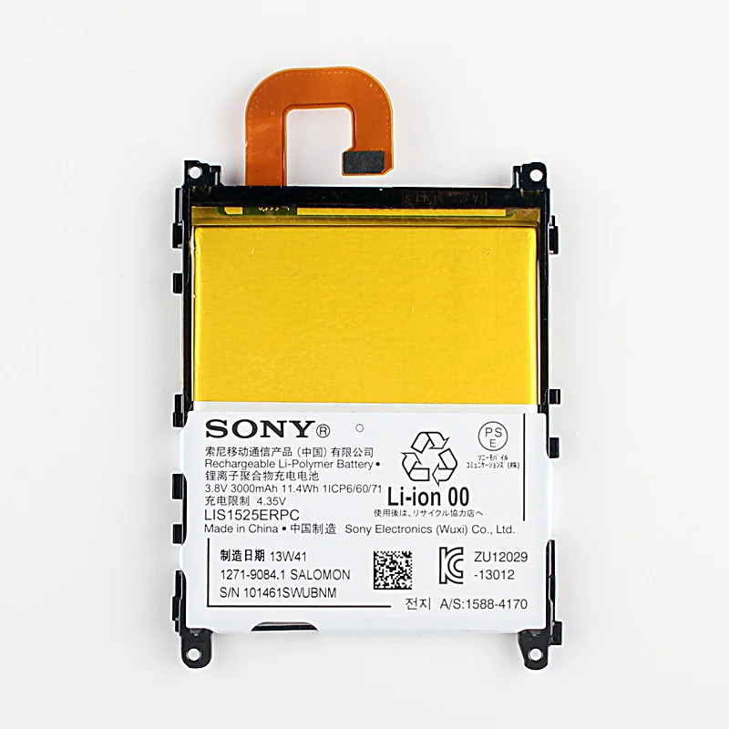 imágenes para Original Sony LIS1525ERPC Batería Para SONY Xperia Z1 L39H C6902 C6903 L39H L39T L39U 3000 mAh imágenes para Original Sony LIS1525ERPC Batería Para SONY Xperia Z1 L39H C6902 C6903 L39H L39T L39U 3000 mAh
