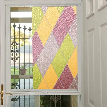 

Sunice Decorative Film 2D printed static window film Static Cling Privacy Frosted Window Film 36" x 20"(92cm x 50cm)