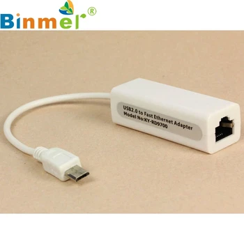 

Top Quality New Micro Mini 5pin USB To RJ45 10/100M Ethernet Network Adapter For SamsungTable PC JUN 29