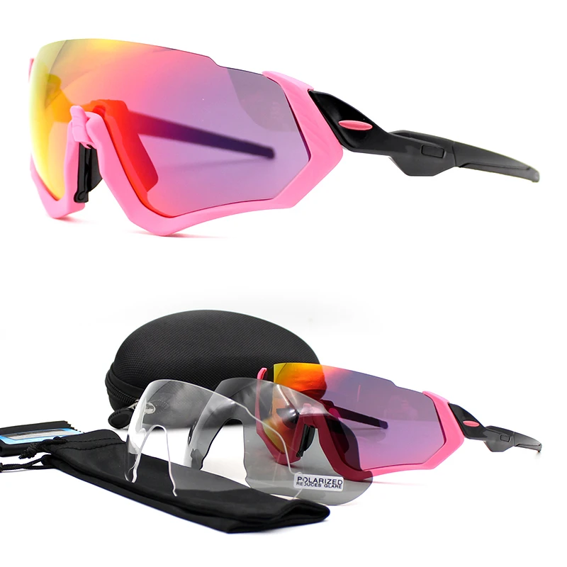 Polarized Cycling Goggles 3 Lens Kit UV400 Bicycle Sunglasses Mountain