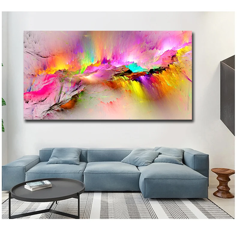 

full square/round Diamond Embroidery Colorful Abstract Clouds Cross Stitch 5d DIY Diamond Painting Mosaic Rhinestones JS4964