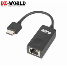Cabo Adaptador de Extensão Ethernet Dongle RJ45 para Lenovo ThinkPad X280 X1 Carbono 6th A285 X395 X390 01YU026 SC10P42352 4X90Q84427