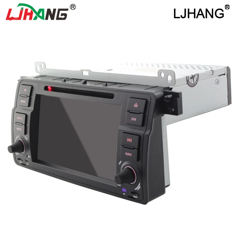Sale LJHANG 7 Inch 1 Din Car DVD Player For BMW E46 M3 MG ZT Rover 75 Auto Radio Stereo Audio Video GPS Navigation Multimedia USB RDS 1