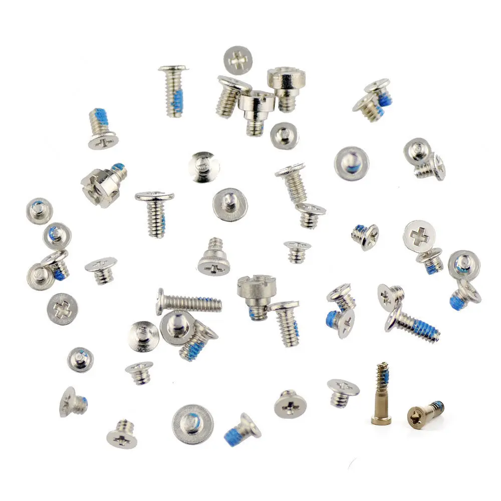 Original New Full Complete Screw Set For iPhone 5S With 2pcs Black ...