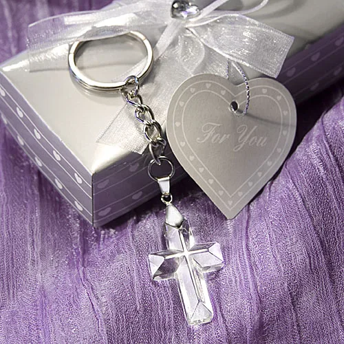 FREE-SHIPPING-6pcs-Lot-Choice-Crystal-Cross-Keychains-Religious-Party-Gift-Church-Wedding-Favors