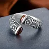 V.YA Retro Red Garnet Rings 925 Sterling Silver Ring for Women Female Natural Semi-precious Stone Jewelry Birthday Gift ► Photo 2/5