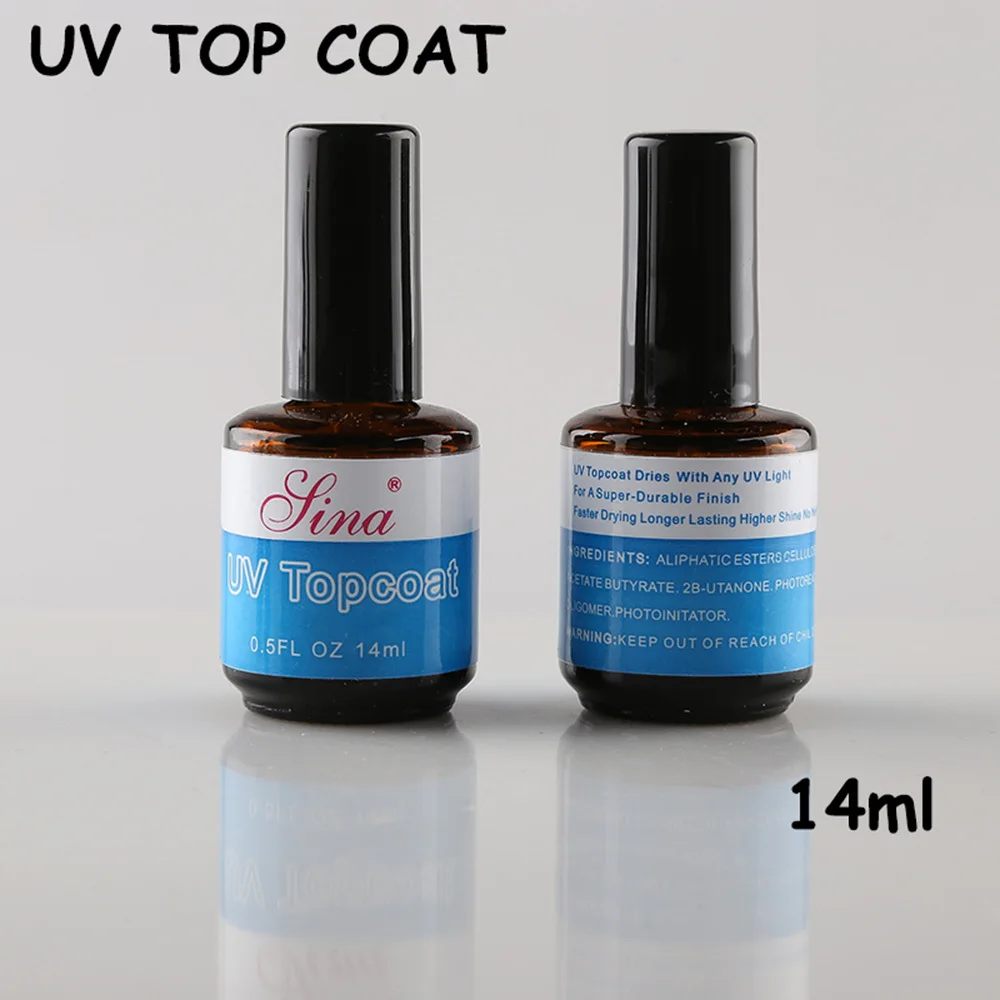 1pc UV Top Coat base coat Foundation for UV Gel Gel Polish Top Long