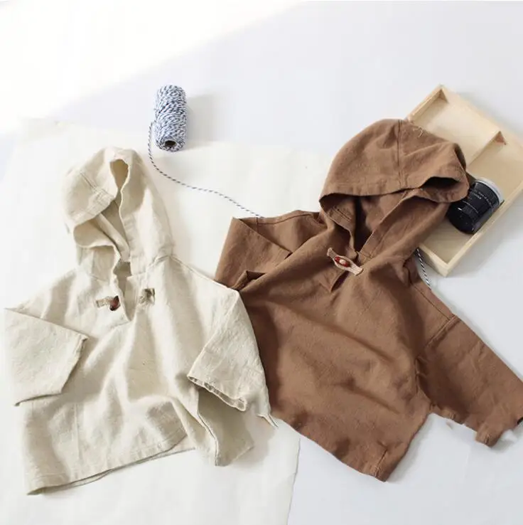 

2019 New Arrival Boys Girls Hooded T-Shirt Cotton Full Sleeve Autumn Kids Top 2-7t PV547