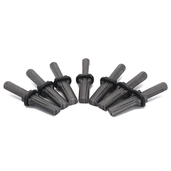 

7Set Metal Stone Splitter 9/16" Plug Wedges and Feathers Shims Concrete Rock Stone Splitter For Hand Tool