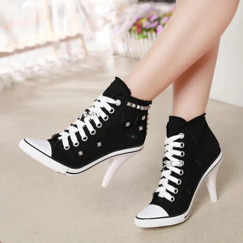 sneaker platform heels