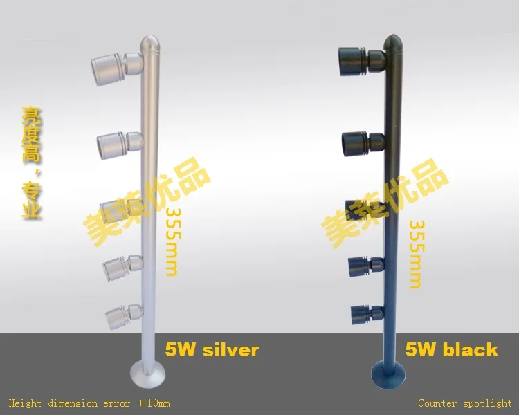 Светодиодный высокий полюс выставочный Прилавок Точечный светильник s 3 Вт витрина светильник 2 Вт прямой ювелирный светильник s 5 Вт Золотой ювелирный шкаф настольная лампа