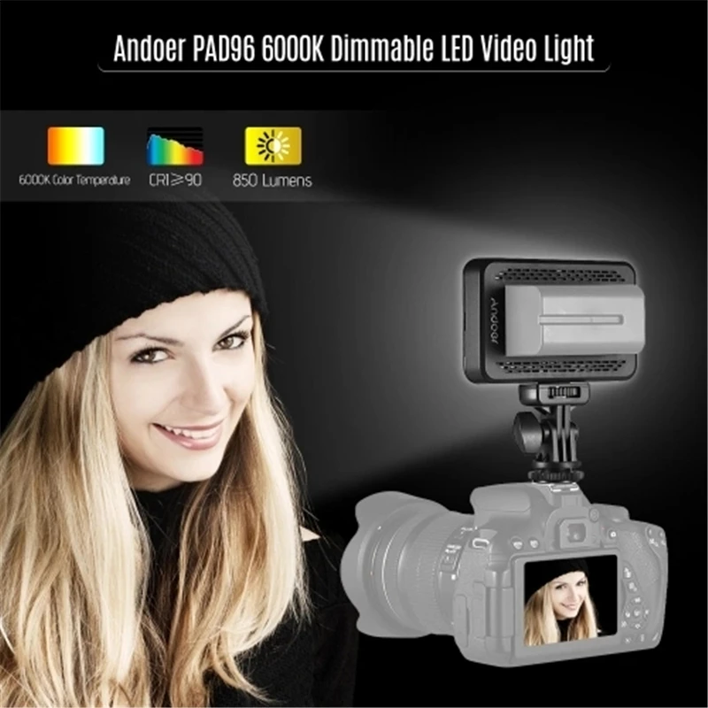 

Photography Studio Dedicated LED Photography Light / Photographic Lighting for Youtube Live Streaming Dimmable 96/160 LED Lamp