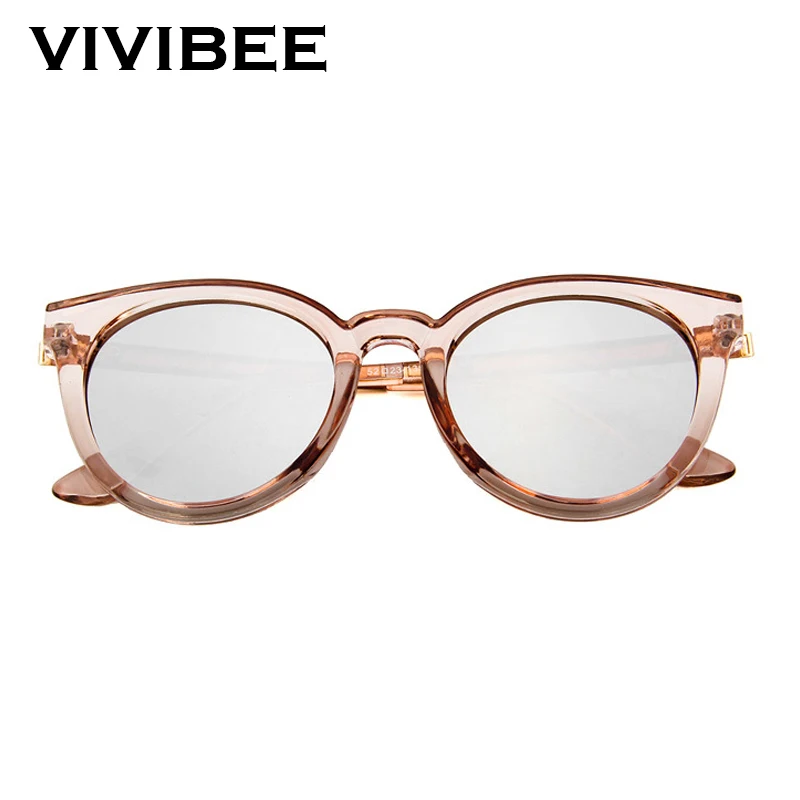 VIVIBEE, лучший выбор, прозрачные розовые женские солнцезащитные очки, Овальные, стильные, женские солнцезащитные очки, уникальные, брендовые, дизайнерские, UV400, солнцезащитные очки