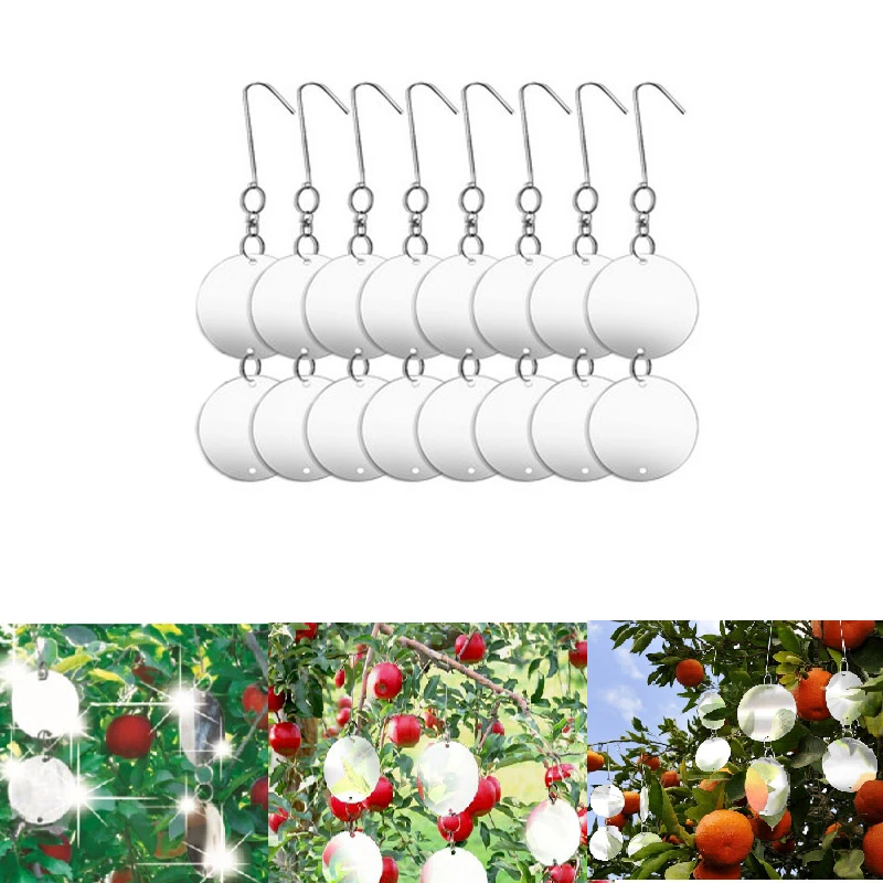 8pcs Reflective Tape Bird Repellent Hanging Discs Pest Repeller Devices To Keep Birds Away Like Woodpecker Pigeon Dusk Heron Repellents Aliexpress