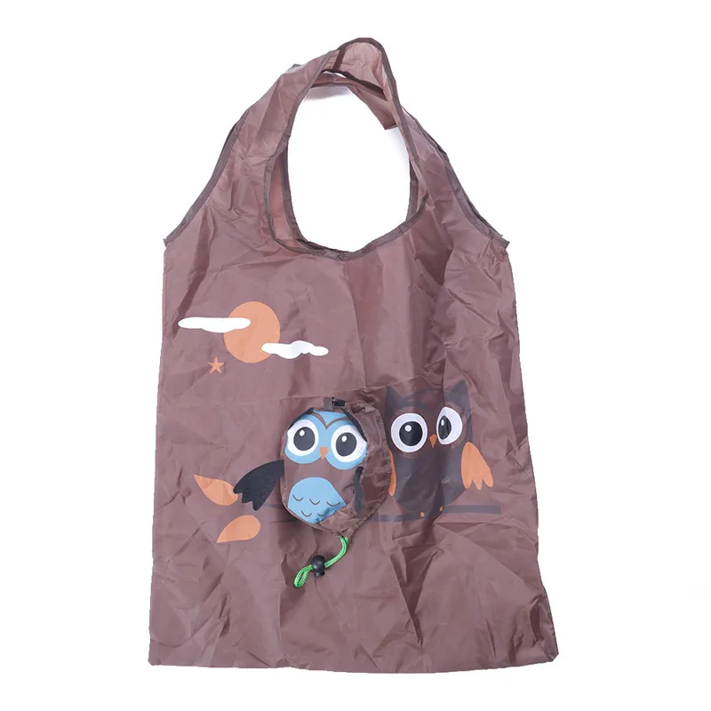 Высокое качество, восстановленная в форме милой Совы сумка для покупок, складная сумка-тоут, переносная Дорожная сумка на плечо, Экологичная