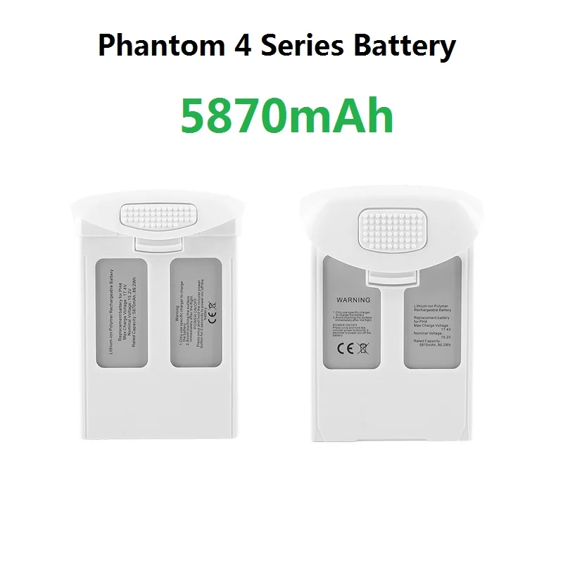 

15.2V 5870mAh Intelligent Spare Flight LiPo Battery Replacement Part For DJI Phantom 4/Advanced/4Pro FPV Quadcopter RC Drone