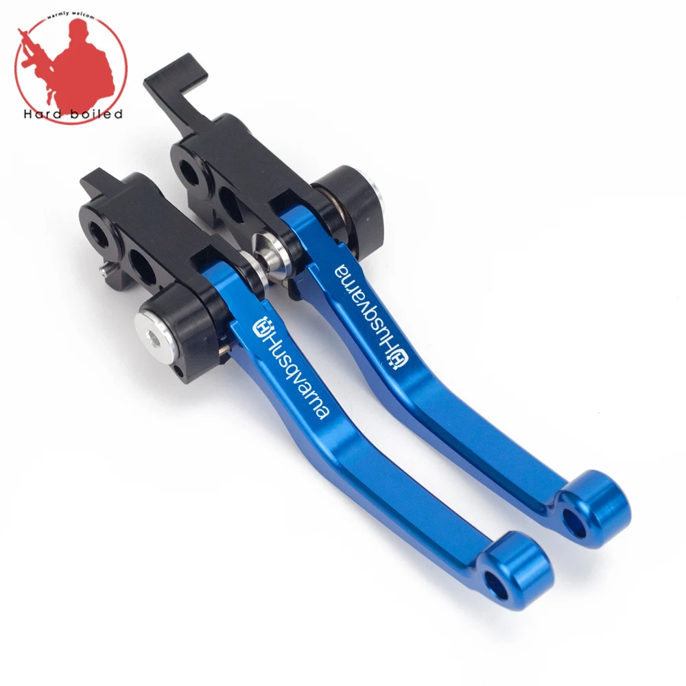 Palanca de freno de motocicleta para Husqvarna TE300I TE 300I 2019 pivote de aluminio mango de freno de Motocross palancas de freno de bicicleta de montaña