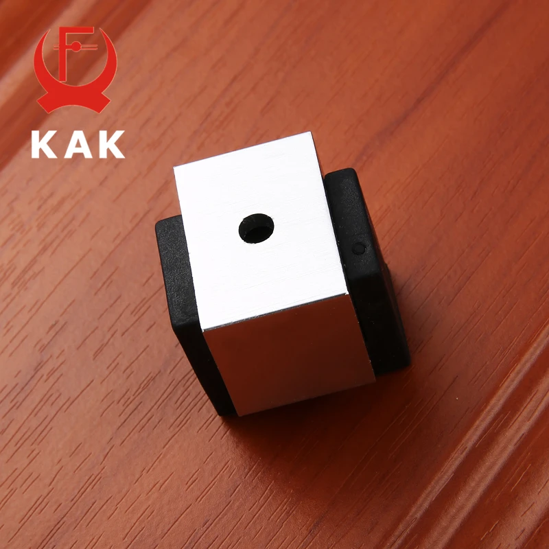 Резиновый дверной ограничитель KAK скрытый стеклянный держатель из алюминиевого