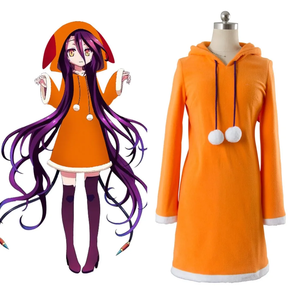 No Game NO Life Cosplay Zero Shuvi Dola Dress Cosplay Costume Halloween Custom Made