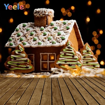 

Yeele Bakery Bread House Tree Wooden Floor Kitchen Photography Backgrounds Customized Photographic Backdrops for Photo Studio