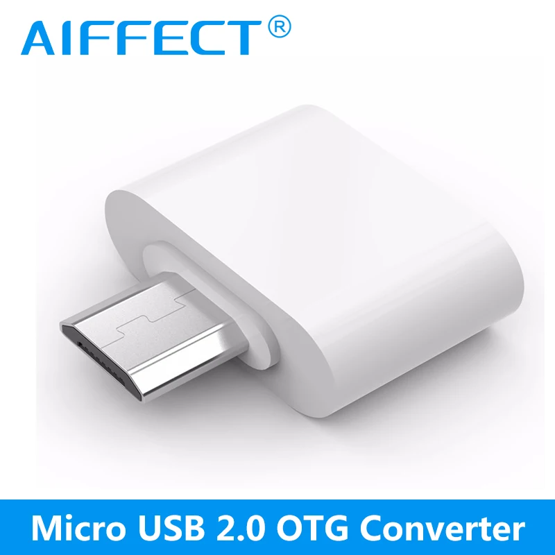AIFFECT Micro USB to USB OTG Adapter OTG USB Cable Converter for Tablet Samsung HTC Xiaomi