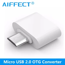 AIFFECT Micro USB к USB OTG Адаптер USB OTG Кабель Преобразователя для Планшетных Samsung HTC Xiaomi Android-Телефон USB OTG Обнять Адаптер