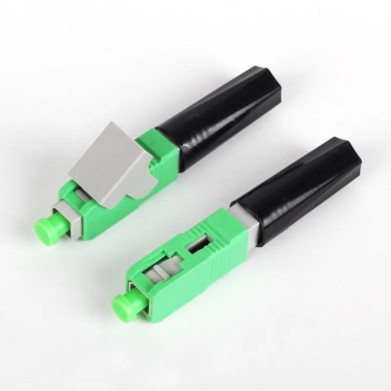 

50PCS FTTH SC APC FTTH pre-bur fiber optic quick connector SC APC FTTH Fiber Optic Fast Connector