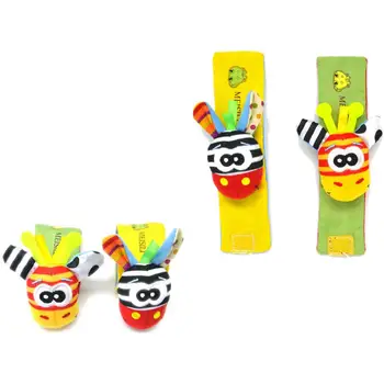 

1PC Wrist Rattle Educational Toy Baby Cartoon Stereo Toy