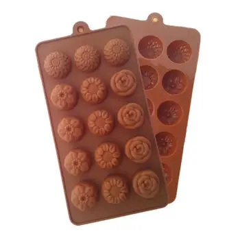 

New Arrival Flower Cake Mold Fondant Cake Molds Soap Chocolate Mold For The Kitchen Baking Cake Tools D544
