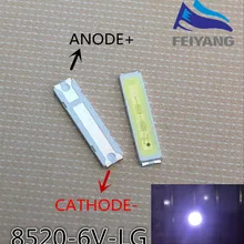 500 шт. для LG SMD 8520 светодиодный 50 шт./лот Innotek светодиодный Светодиодный Подсветка 8520 6V холодный белый ТВ Применение