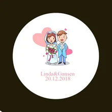 100 шт Оригинальная наклейка и индивидуальный логотип свадебный стикер s дизайн ваш собственный стикер s персонализированные наклейки Boda