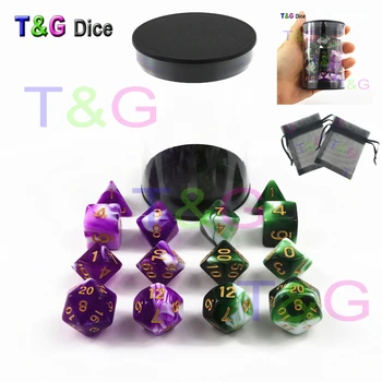 

Best Deal for Mix-color RPG Dice with A High Quality Portable Tube,two Free Bags,for Birthday Party Gift,Christmas Present