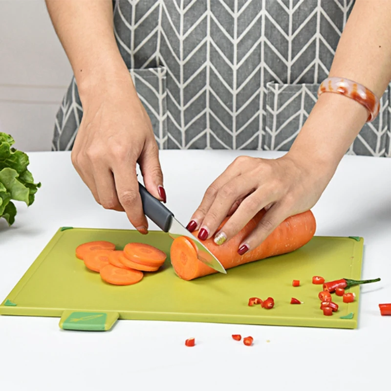  Multifunctional Classification Chopping Board Kitchen Anti-Skid Classification Cutting Board Knife  - 33022616905