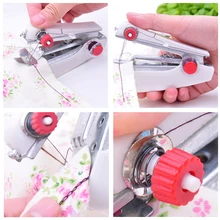 Mini Machine à coudre à main sans fil, appareil de couleurs aléatoires pour vêtements, outils à usage domestique et voyage