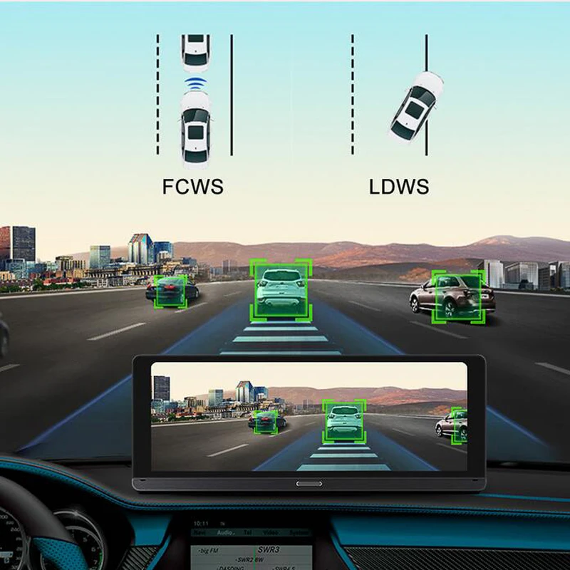QUIDUX Автомобильный видеорегистратор 8 0 &quotgps навигация FHD 1080 P Android автомобильная