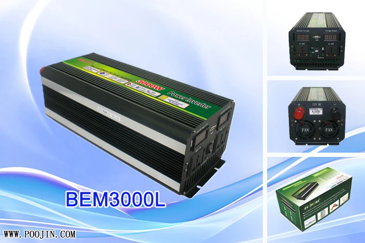 US $102.79 100 full sine power inverter 3000w Modified sine wave invertor big power DC24V to AC220V 50HZ