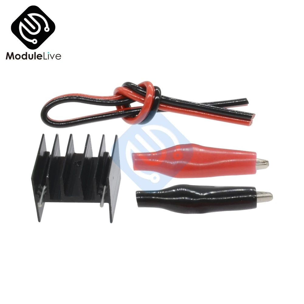 LM317 регулируется 1,25 V-12 V Напряжение регуляторы доска набор с чехлом