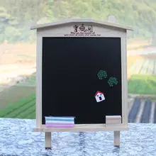 Южная Корея Мода Мини Дом настольная подставка/Висячие магнитные доски продажи/сообщение/доска для рисования деревянные игрушки для детей