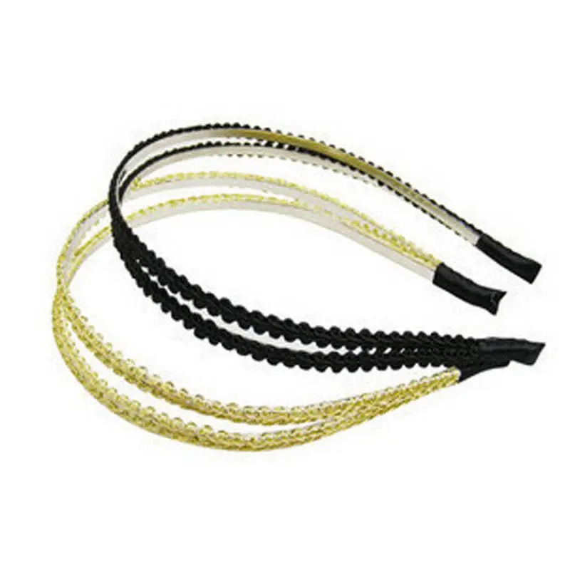 1pcs Fashion Metal Crystal Headband Head Piece Hair Band Jewelry for