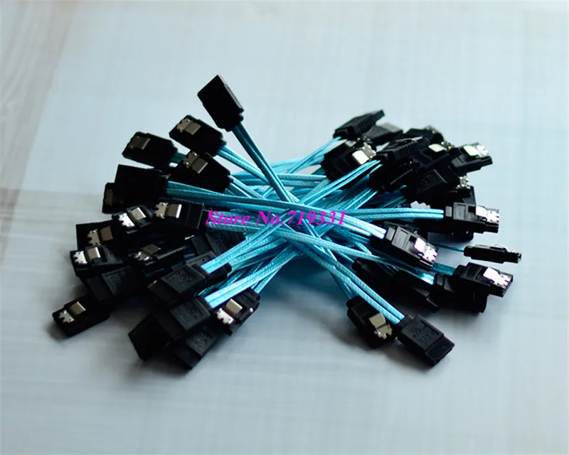 

SATA 3.0 Data Cable Aluminum Foil 6GB computer hard disk straight elbow anti-bend SATA cable