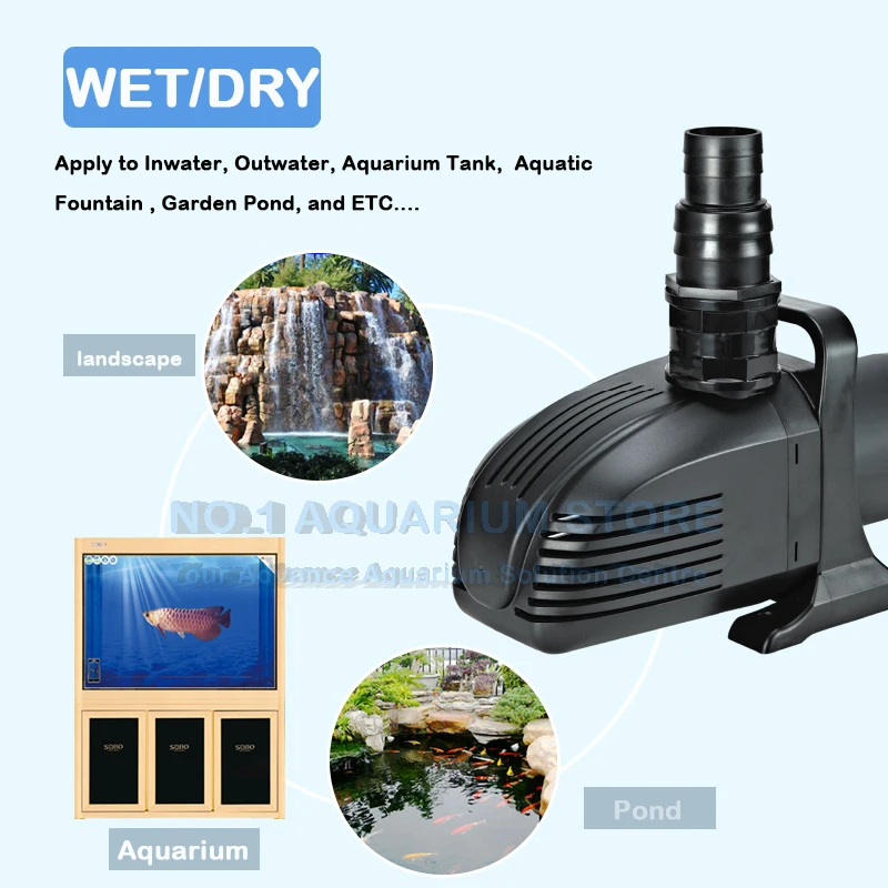 SOBO погружной водяной насос пруд Аквариум Фонтан-водопад приемный WP-20000DW WP-25000DW WP-30000DW дилера