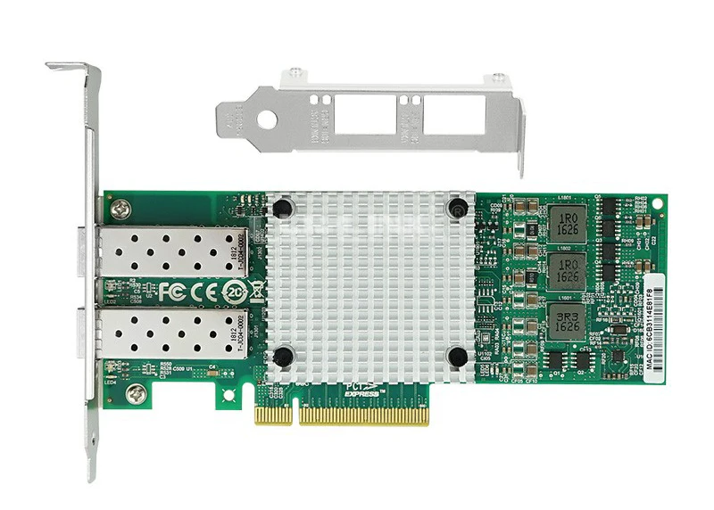 LR-LINK 9812AF-2SFP+ двойной порт 10 Гб ethernet волоконно-оптическая сетевая карта PCI Express x8 сетевой адаптер для сервера lan nic