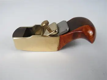 

1pcs convex bottom brass wrap blackwood planes 2 1/8" woodworking tool #8660