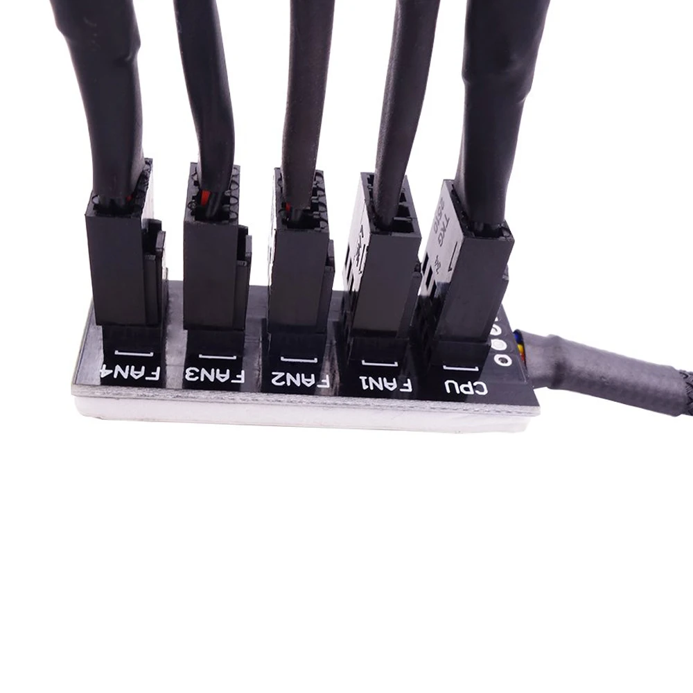 От 1 до 5 4pin вентилятор Molex TX4 сплиттер кабель pwm концентратор cpu охлаждающий