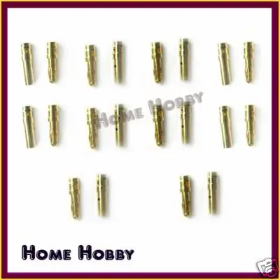 10 Pairs 3.5mm Gold Bullet Banana Connectors 20U | Игрушки и хобби