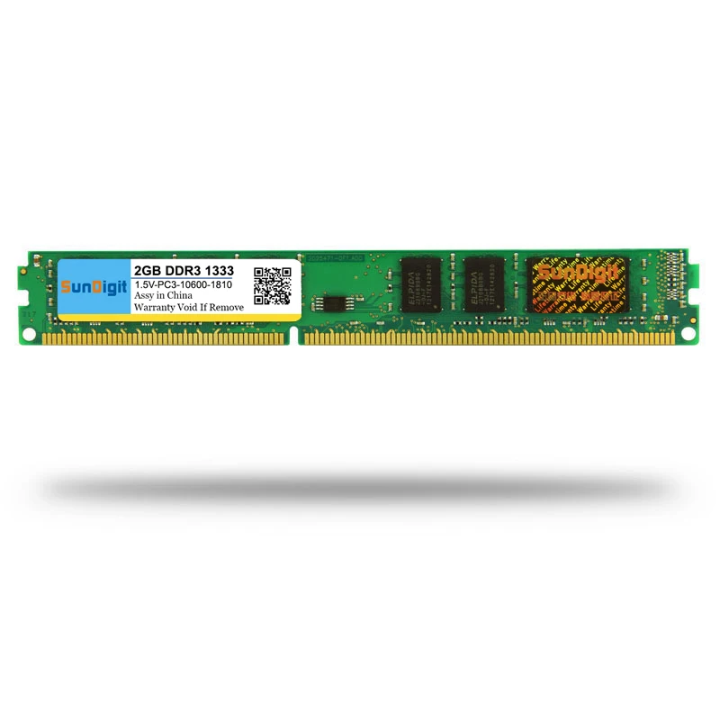 Высококачественная память SunDigit Ram DDR3 1333 МГц 8 ГБ 4 ГБ 2 ГБ для рабочего стола Memoria 1,5 в PC3-10600 4 Гб Совместимость с DDR 3 1066 МГц