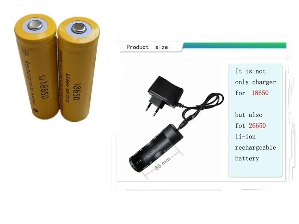 DING Ли Ши Цзя XH 2 шт. 3,7 V 9900 mah 18650 аккумулятор литий-ионная аккумуляторная батарея фонарик 3,7 V+ 18650 26650 зарядное устройство