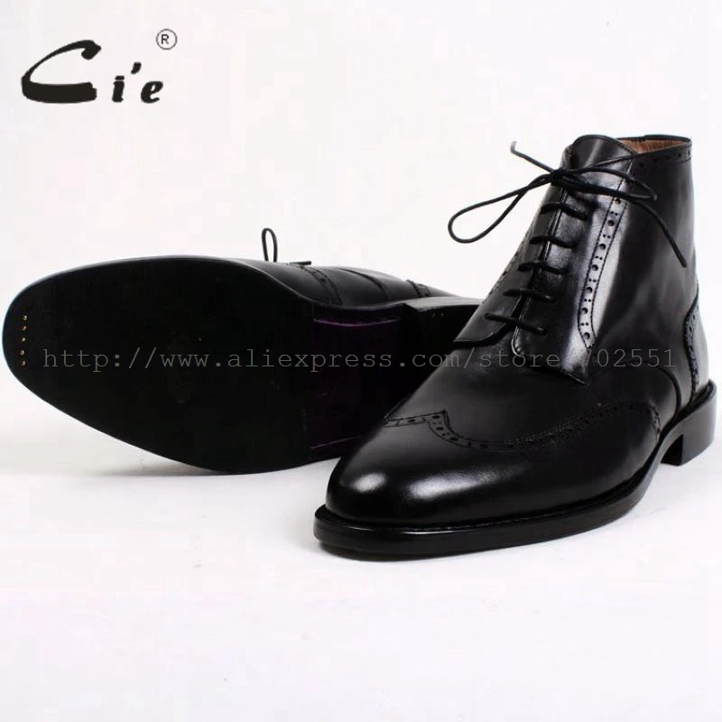 Cie/зимние однотонные ботинки из телячьей кожи с круглым носком, на шнуровке, с подкладкой из шерсти; натуральная телячья кожа; дышащая подошва; A84