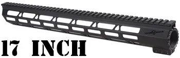 Векторная Оптика Тактический тонкий M-LOK 7 10 12 15 17 дюймов поплавок Handguard Пикатинни кронштейн подходит 223 5,56 AR 15 M4 M16 - Цвет: 17 inch