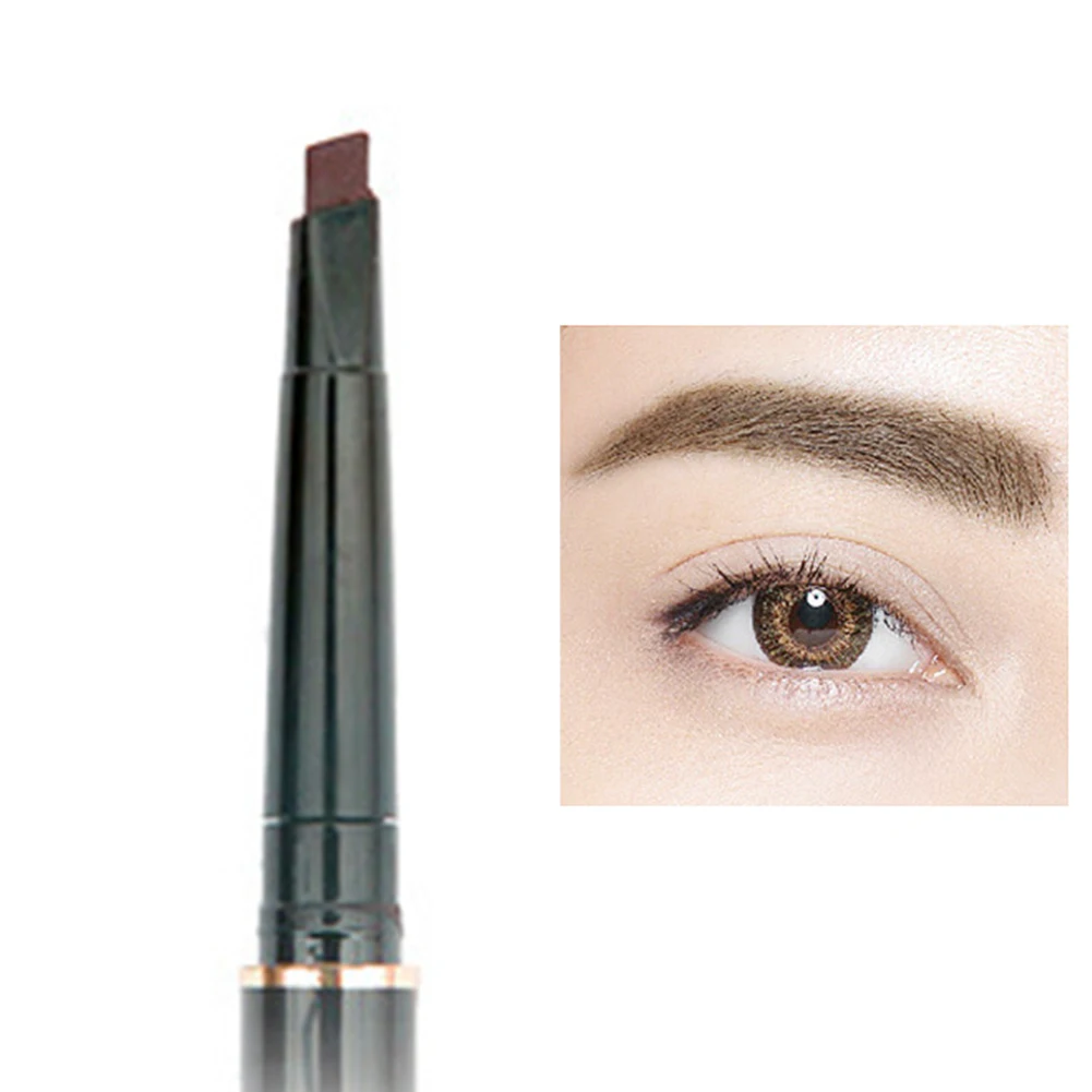 Natural Double Automatic Eyebrow Pen Long Lasting Waterproof Makeup Pencil With Eye brow Brush tool | Красота и здоровье